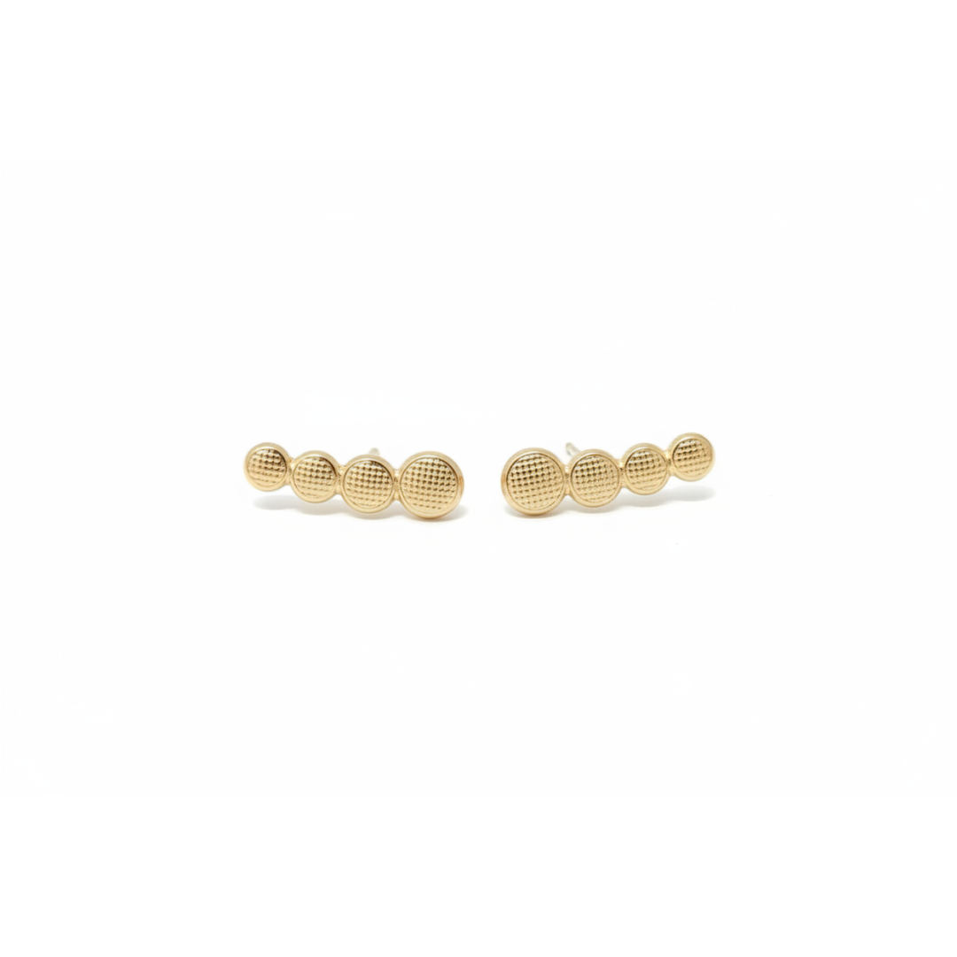 Brinco ear cuff esferas estamparia